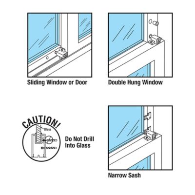 Image showing  Keyed Sash Lock, 9/16 in. Projection, Diecast, Brass Plated Finish, U 9863