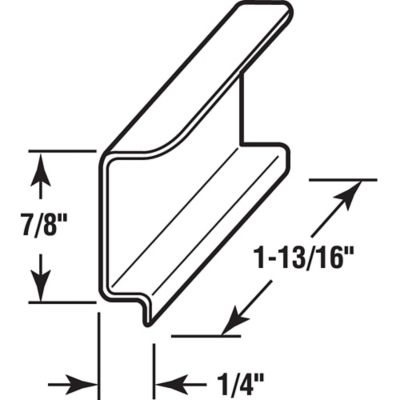 Image showing  Spline Channel Pull Tabs, Aluminum, 25 pk., PL 16008