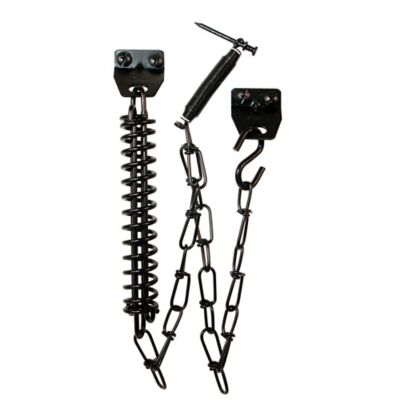 Prime-Line Storm Door Protector Chain and Spring, Black Finish, K 5141