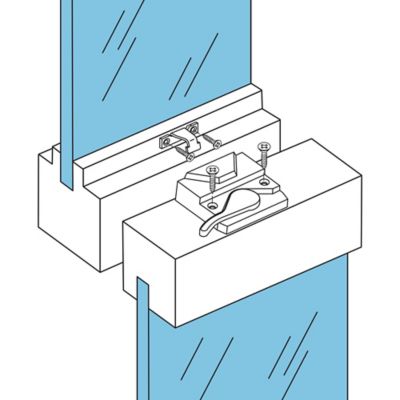 Image showing  Diecast Bronze, Left Handed Vinyl or Wood Casement Lock, H 3572