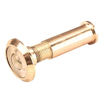 Prime-Line 1/2 in. Bore 180-Degree Solid Brass, Bright Brass Finish, Door Viewer, U 9892