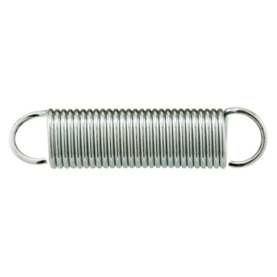 Prime-Line Extension Spring, Nickel, 0.047 Ga x 7/16 in. x 1-7/8 in., Closed Single Loop, 2 pk., SP 9605