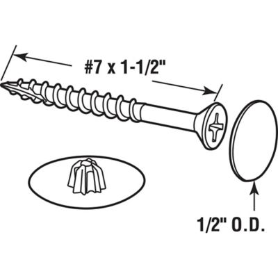 Prime-Line 12 -Pack 0.5 X 1.5 White Plastic End Cap - Lowe's