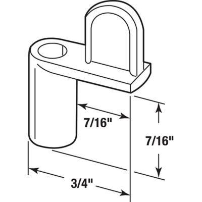 Image showing  7/16 in. Screen Clips with Screws, 12 pk., PL 7737