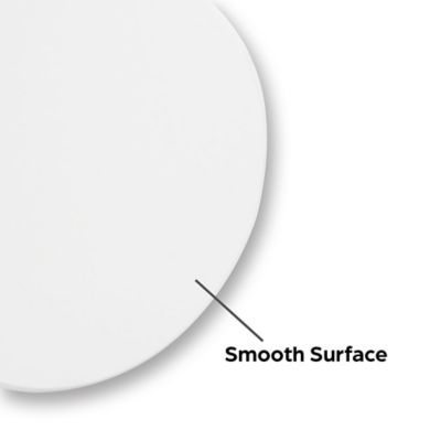 Image showing  Vinyl Circular Wall Protector with Self-Adhesive Backing, 3-1/4 in. Diameter, White, (Single Pack), U 9270