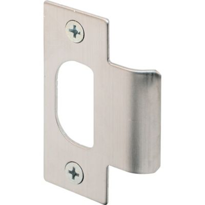 Prime-Line Standard T-Strike, 2-1/8 in. Hole Spacing, Stainless Steel, Meets ANSI, E 2299