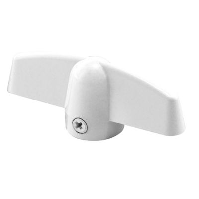 Prime-Line Casement Operator Tee Handle, White, 11/32 in. Bore, Fits Truth, 4 pk., H 4279