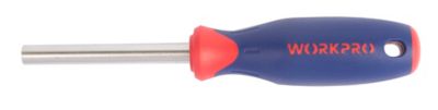 Prime-Line Magnetic Screwdriver Bits Holder, 7 in., Chrome-Plated Shaft, Bi-Material Soft-Grip Handle, 1 pk., W021056