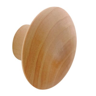 Prime-Line Bi-Fold Door Pull Knob with Screw, Wood, N 7298