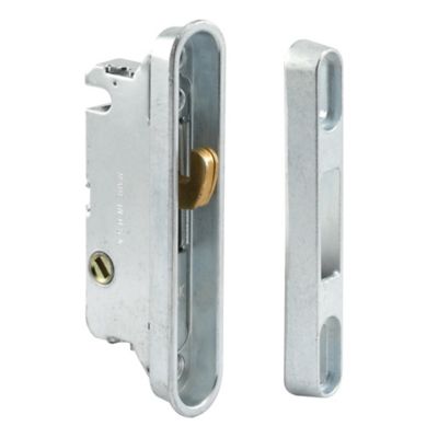 Prime-Line 3-9/16 in., Steel, Mortise Lock and Keeper, 1 Set, E 2487