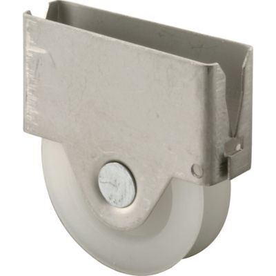 Prime-Line 1 in. Nylon Wheel in Aluminum Housing Sliding Screen Door Roller, 2 pk., B 652