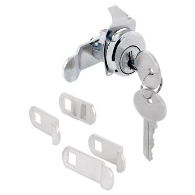 Prime-Line 3/4 in. Outside Diameter, Brushed Nickel, 5-Cam Counter Clockwise with Dust Cover Mailbox Lock, S 4533