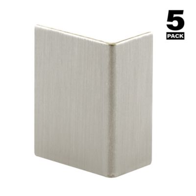 Image showing  Brushed Stainless, Adhesive Backed Door Edge Guard, 5 pk., S 4215