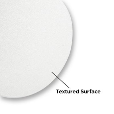 Image showing  Vinyl Circular Wall Protector with Self-Adhesive Backing, 7 in. Diameter, White, (Single Pack) U 9265
