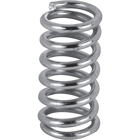 Prime-Line Compression Spring, Spring Steel Construction, Nickel-Plated Finish, 0.035 Ga x 1/4 in. x 1/2 in., 6 pk., SP 9700