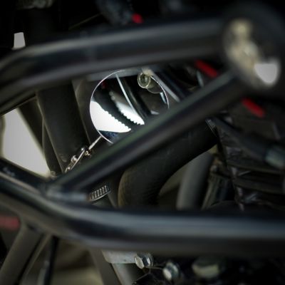 Image showing  Telescoping Inspection Mirror, 2 in. Diameter, Extends 28 in.Es, 1 pk., W113006