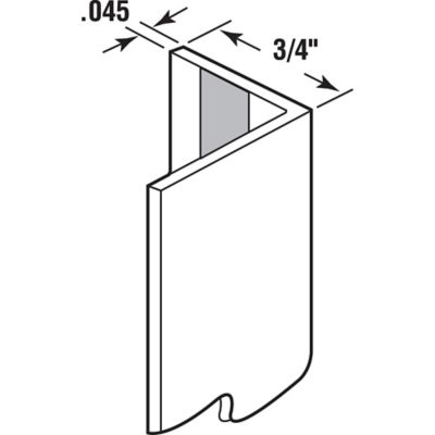 Image showing  Corner Shield with Tape, 3/4 in. x 48 in., U 10081