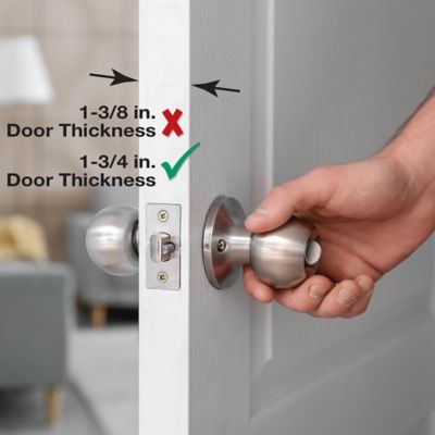 Image showing  2-1/8 in. x 2-3/4 in. x 1-3/4 in. Stainless Steel Recessed Lock and Door Reinforcer