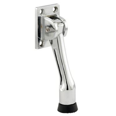 Prime-Line Heavy Duty Door Holder, Drop Down, Chrome Finish, J 4537