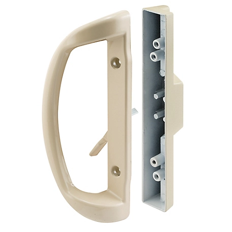Prime-Line Almond Diecast, Inside and Outside Mortise Style Patio Door Handles, C 1327