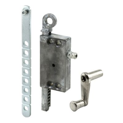Prime-Line Louvre Window Operator Assembly, Side Mount, Diecast, R 7015