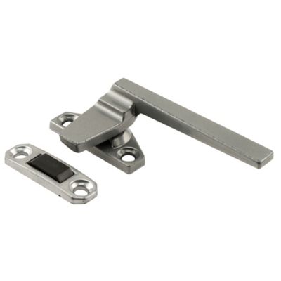 Prime-Line Right-Handed, Diecast, Casement Locking Handle with Offset Base, Gray (Single Pack), H 3597