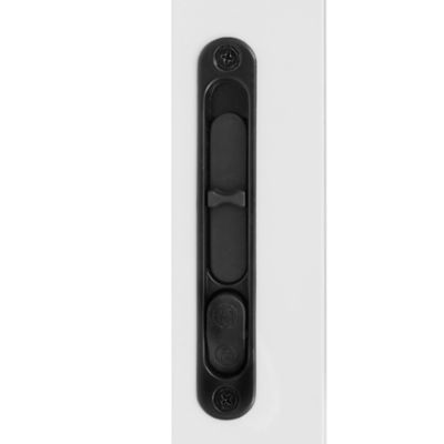 Image showing  Black Die-Cast Flush Sliding Screen Door Latch