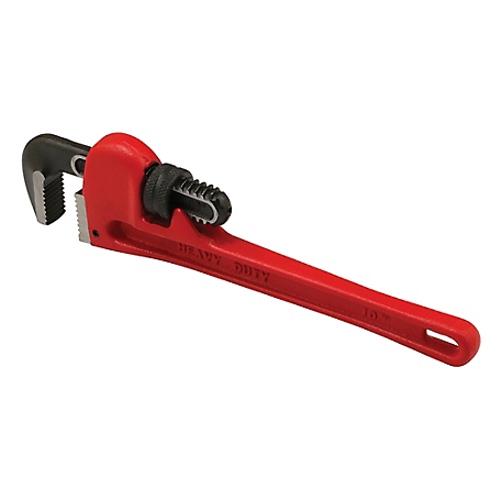 Prime-Line Pipe Wrench, Iron 10 in. Length, RP77371