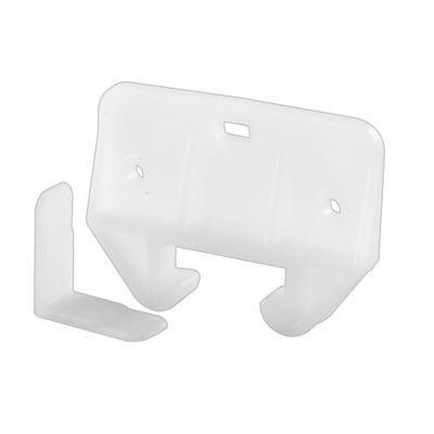 Prime-Line Drawer Track Guide and Glides, White Polyethylene, 2 pk., R 7224