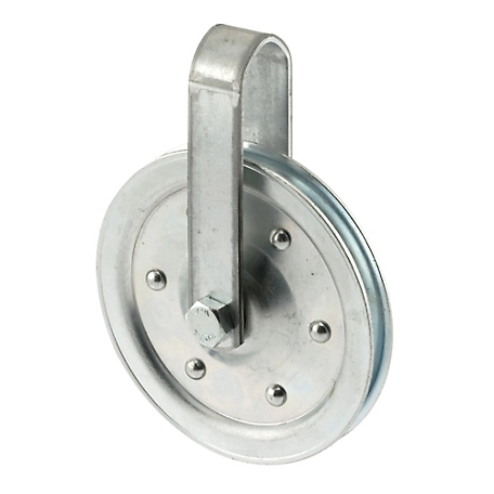 Prime-Line 4 in. Pulley with Strap and Axle Bolt, GD 52108