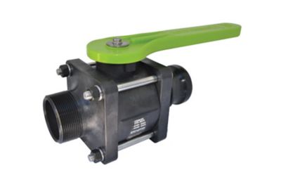 Image showing  2 in. Xtra Small Steel Handled 4-Bolt Sprayer Valve