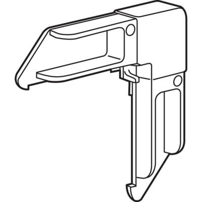Image showing  Plastic Screen Frame Corners, 5/16 in. x 3/4 in., Almond Finish (100 Pack), MP7871