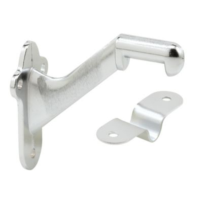 Prime-Line Staircase Handrail Support Bracket, Diecast Zinc Construction, Satin Finish, MP11231-1