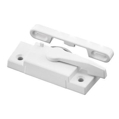 Prime-Line Sash Lock, 2-1/16 in. Hc, Left-Hand, Betterbilt 350 Series Vertical Sliding Windows, White, F 2625