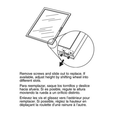 Image showing  Sliding Window Tandem Roller Assembly, 3/8 in. Brass Rollers, 2 pk., G 3131