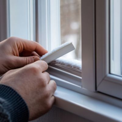 Image showing  1/4 in. x 18 ft., Gray, Weather-Strip, Adhesive Backed, T 8722