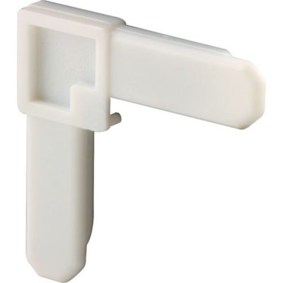 Prime-Line Plastic Screen Frame Corners, 5/16 in. x 3/4 in., White Finish (100 Pack), MP7726