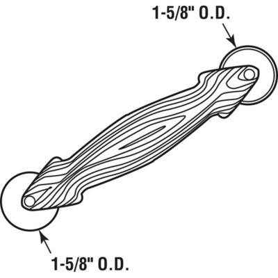 Image showing  Screen Rolling Tool with Nylon Wheels, P 7503