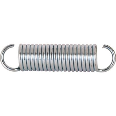 Prime-Line Extension Spring, Nickel-Plated Finish, 0.105 Ga x 3/4 in. x 3-1/8 in., Single Loop Open,, 2 pk., SP 9620