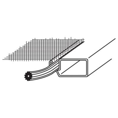 Image showing  0.145 in. x 500 ft. Roll Black Foam Screen Spline, P 8123