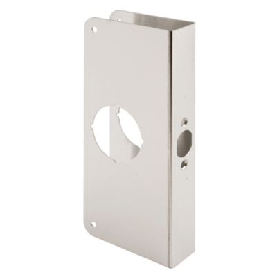 Prime-Line Lock & Door Reinforcer, 1-3/8 in. x 2-3/8 in., Stainless Steel, MP9450