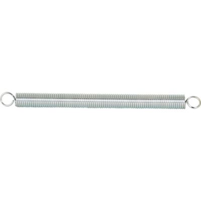 Prime-Line Extension Spring, Steel Construction, Nickel, 0.080 Ga x 5/8 in. x 8-1/2 in., Closed Single Loop, 1 pk., SP 9635