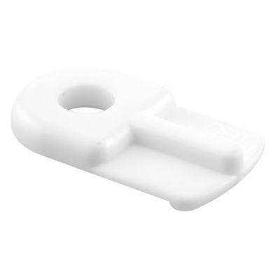 Prime-Line Flush Clips, 1/2 in. x 13/16 in., Plastic Construction, White in Color, 100 pk., MP5506