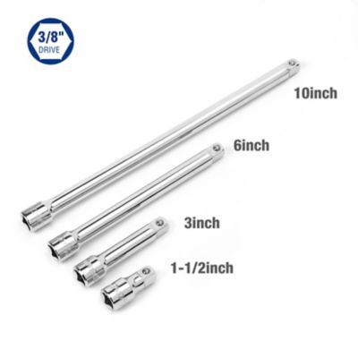 Image showing  3/8 in. Socket Drive Extension Bar Set, Heat-Treated