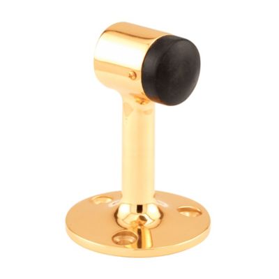 Prime-Line 3 in. Solid Brass Floor Door Stop, J 4600