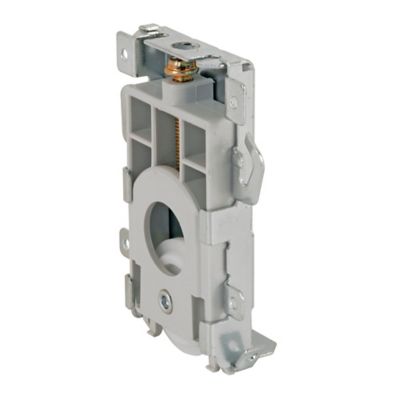 Prime-Line Gray Plastic Convex Wheel Mirror Door Bottom Roller, N 7235