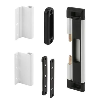 Prime-Line Patio Door Deadbolt Lock, 8 in. Overall Height, Steel Bar, Surface, 1 Kit, U 11037
