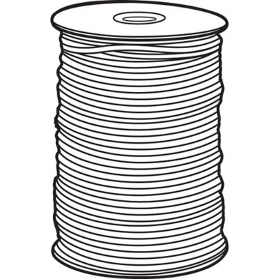 Image showing  Traverse Cord, Size #4, Polyester Fiber, Braided Strands, High Quality Single Roll