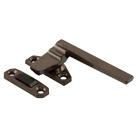 Prime-Line Casement Locking Handle with Offset Base, Right-Handed, Bronze, H 3599