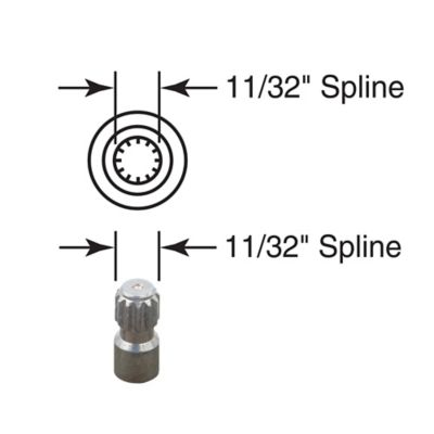 Image showing  9-1/2 in. Single-Arm Right-Hand Casement Operator with Crank, Fits Truth, White Finish, TH 23025